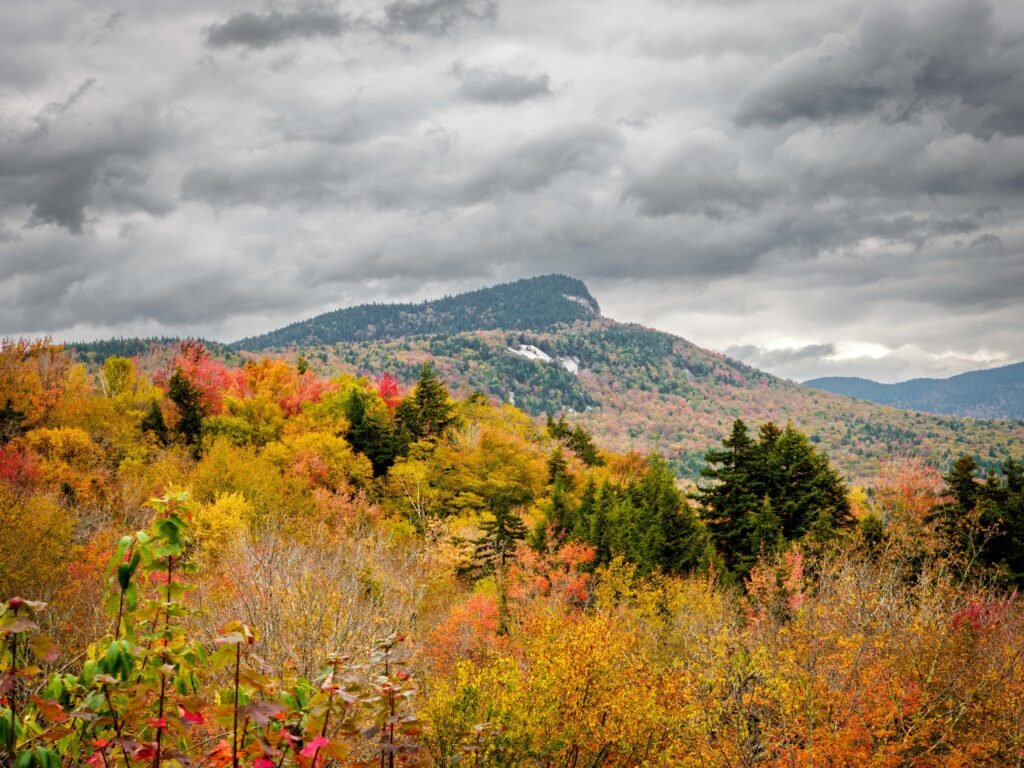White Mountain National Forest landscape photos during autumn